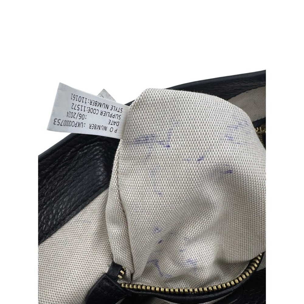 Radley London Kensignton Place Pebble Grain Leather Hobo Bag Black Gold Hardware - Picture 11 of 13